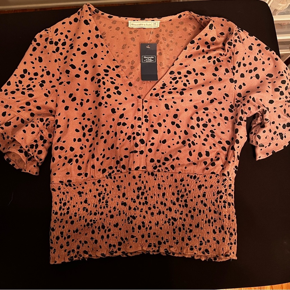 Abercrombie cheetah top